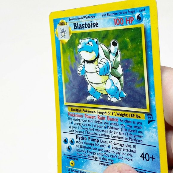 2000 Blastoise Pokémon Card Holographic Rare Base - Picture 10 of 12